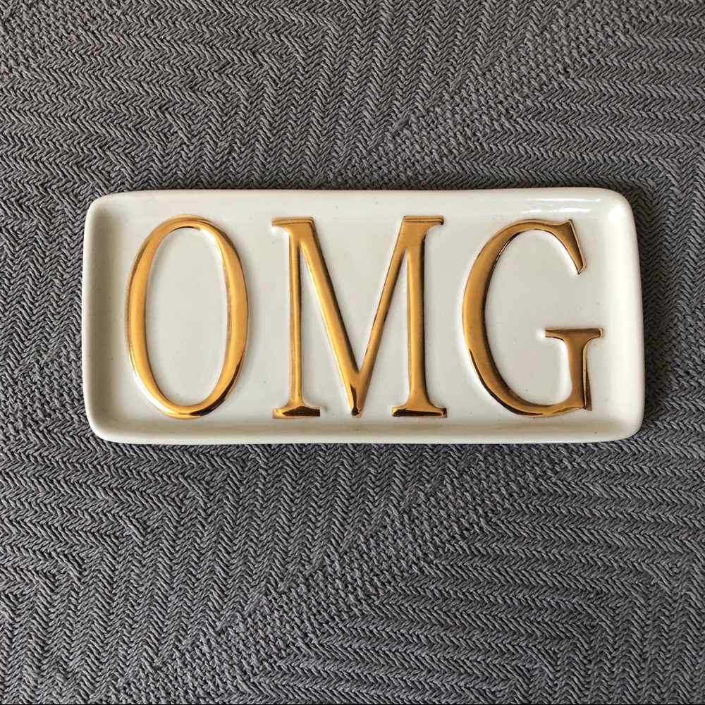 Pottery Barn “OMG” Trinket Dish